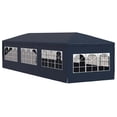 thumbnail image 6 of vidaXL Party Tent 10x30 ft Blue Outdoor Canopy for Events Waterproof and UV-Resistant, 6 of 14