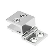 alextreme 2 Pcs Glass Door Hinge Cupboard Showcase Cabinet Hinge Durable Glass Clamp Home New Home Improvement Hardware Tools