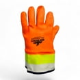 thumbnail image 3 of MCR Safety 6410SCHV Oil Hauler Double Dipped PVC Work Gloves Hi-Visibility Orange, 6 Pairs, 3 of 4