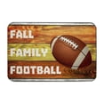 thumbnail image 1 of Football and Rugby Field Design Non- Decorative Carpet for Sports Theme Living Room Dining Dorm Bedroom Area Mats, 1 of 4