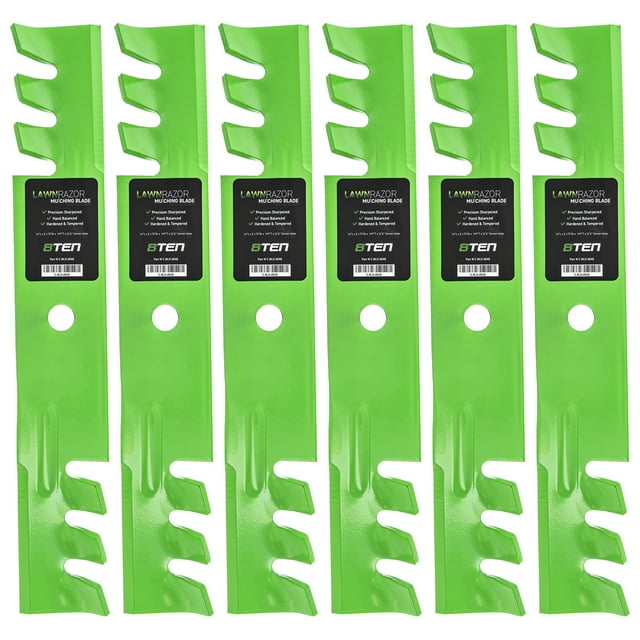 LawnRAZOR Lame Dentelée pour John Deere 46 Pouces AM31100 Lot de 6 810-CBL2260D