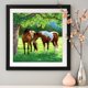 thumbnail image 4 of Cuadros Decorativos 5D Caballo en Prairie Kit Full Square Drill Rhinestone DIY Diamond Painting Craft Likrtyny embutido en tela, 4 of 9