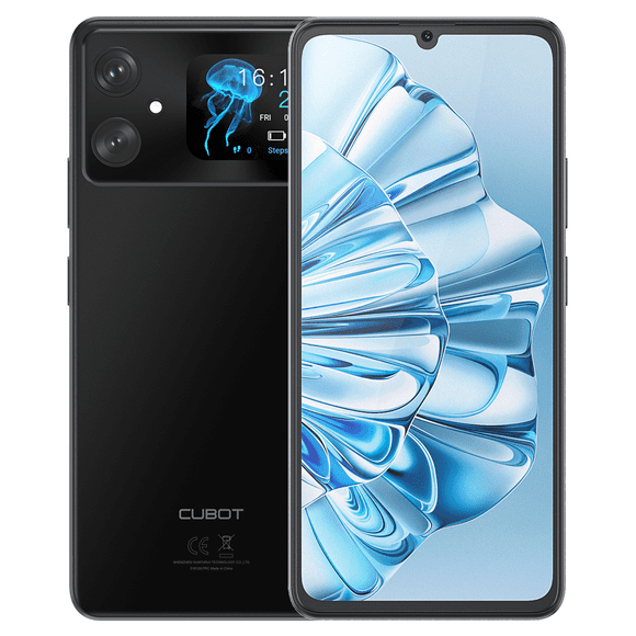 Smartphone Cubot A20 Android, 4GB RAM + 128GB ROM, Cámara de 48MP, Pantalla de 6.5'', Batería de Larga Duración, Negro