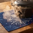 thumbnail image 5 of 250 Anniversary USA Rustic/Lodge Red White Blue Patriotic Star Placemat for 4th of July Party Farmhouse Table Decor, 5 of 6