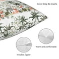 thumbnail image 3 of Pofeuu Flamingo Palm Trees Print Double-sided plush pillowcase Square Throw Pillow Covers Pillows Cover for Living Room Bedroom Sofa Couch Cushion Cover（No pillow core）-18"x18", 3 of 7