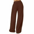 thumbnail image 3 of SwiftWear High-Waisted Wide-Leg Sweatpants with Pockets, Comfortable Athletic Lounge Pants Soft Breathable Casual Trousers for Women S-2XL, 3 of 8