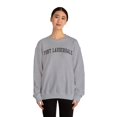 thumbnail image 4 of Fort Lauderdale Florida Sweatshirt Gifts Crew Neck Shirt Long Sleeve Unisex, 4 of 7