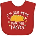 thumbnail image 3 of Inktastic I'm Just Here for the Tacos Cinco De Mayo Boys or Girls Baby Bib, 3 of 4
