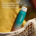 thumbnail image 3 of Protector solar en aerosol COOLA Organic SPF 70 60 ml Peach Blossom, 3 of 4