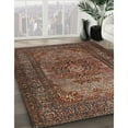 thumbnail image 3 of Ahgly Company Machine Washable Indoor Rectangle Traditional Dark Almond Brown Area Rugs, 5' x 8', 3 of 7