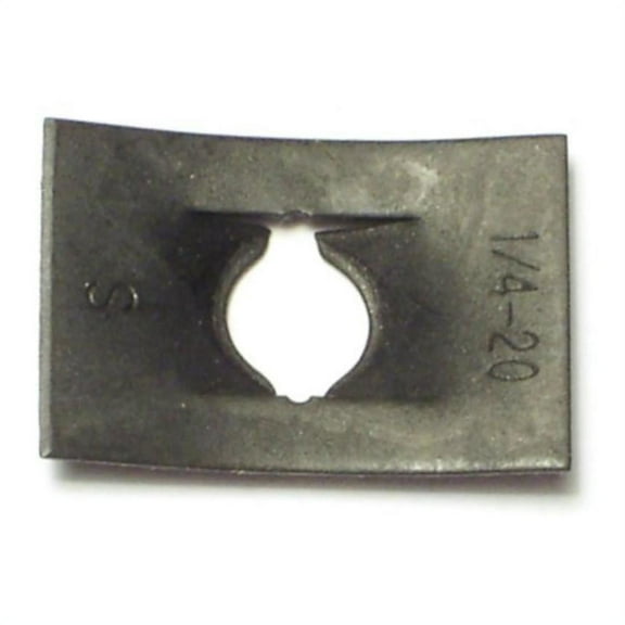 1/4"-20 Zinc Plated Steel Coarse Thread Flat Speed Nuts SPRNT-143