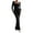 Black, variant on Pretty Comy Women Long Sleeve Bodycon Square Neck Maxi Dress Long Dress Cocktails Party Dress Ribbed Fitted
