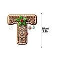 thumbnail image 3 of Gingerbread Alphabet Christmas Ornaments Set of 26 A to Z Letters for DIY Tree Decoration and Xmas Crafting, 3 of 4