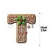 thumbnail image 3 of Seyotauo 26 Gingerbread Alphabet Letter Ornaments, Christmas A to Z Letters - Xmas Tree Hanging Ornaments for DIY Crafts, 3 of 3