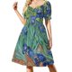 thumbnail image 1 of Irises vestido de manga corta vestido de mujer vestidos de estilo coreano vestidos de verano para mujer vestido de noche de lujo para mujer, 1 of 6