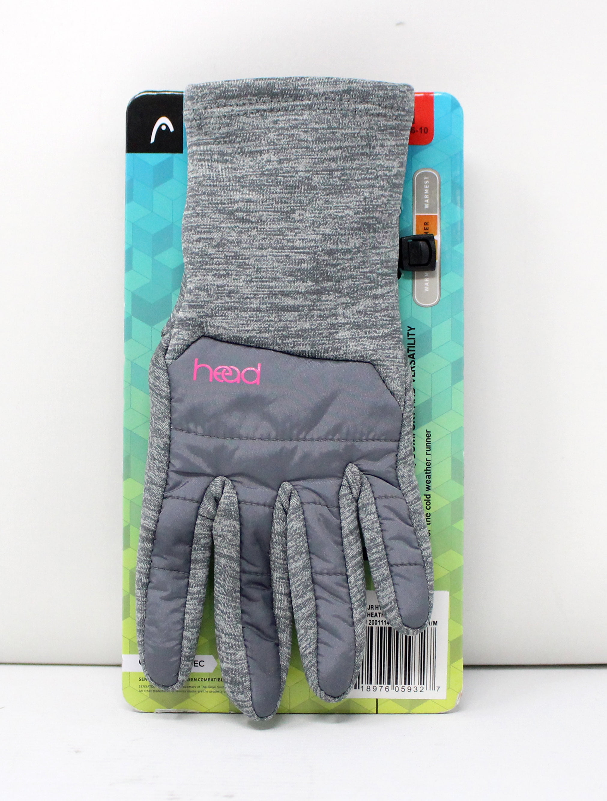 Head Junior Hybrid Gloves Ages 610 Medium Grey