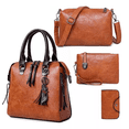 thumbnail image 1 of Set de 4 Bolsas de Moda Lab.G Marrón Bolso de Moda, 1 of 4