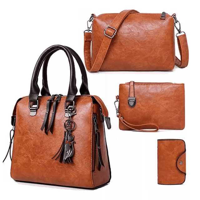 Set de 4 Bolsas de Moda Lab.G Marrón Bolso de Moda