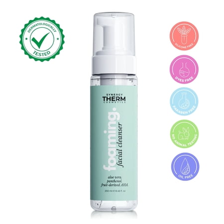 Synergy Therm Foaming Facial Cleanser with Fruit-Derived Acids  Aloe Vera and Panthenol – 250ml