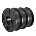 thumbnail image 1 of PETG 3D Printer Filament, 3KG Non-Toxic Dimensional Accuracy +/-0.02mm 3 Rolls FDM Printing Material Consumable ,Easy to Use, 1 of 7