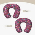 thumbnail image 3 of Disketp Summer Flamingo Travel Pillow Memory Foam Neck Pillow Support Pillow for Camping, Sleeping Rest Cushion Airplane Pillow, 3 of 8