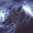 thumbnail image 2 of VONKY 5D DIY Wolf Crystal Needlework Animal Rhinestone Diamond Painting Home Room Decoration Resin Cross Stitch Picture, 2 of 9