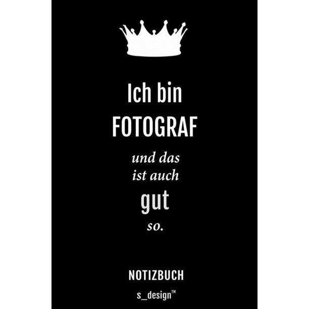 Notizbuch Fi R Fotografen Fotograf Fotografin Originelle Geschenk Idee 1 Seiten Liniertes Blanko Papier Walmart Com Walmart Com
