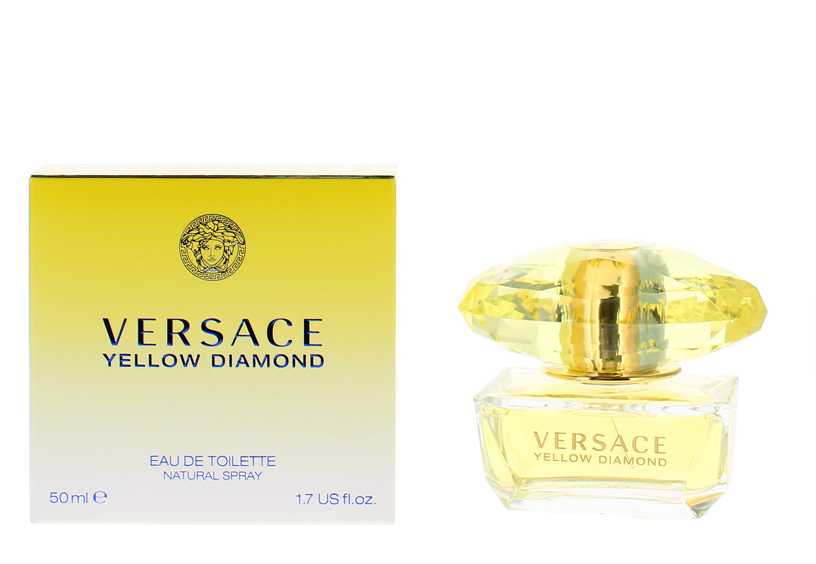 Versace Yellow Diamond Eau de Toilette Spray, 6.7 oz, Feminine