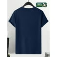 thumbnail image 4 of Boston Est. 1997 Graphic Men's T-Shirt - 100% Cotton, Casual Crew Neck, Short Sleeve (Navy Blue,S-2XL), 4 of 7