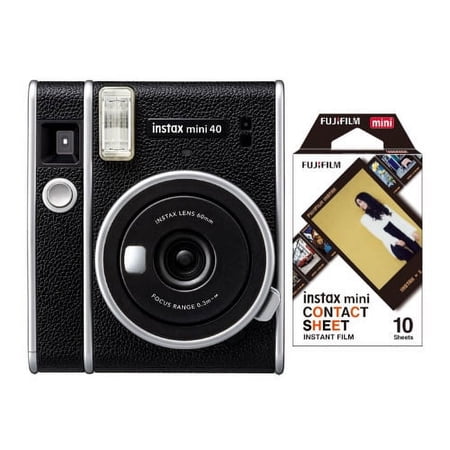 UPC: 0196271712145 | Fujifilm Instax Mini 40 Instant Film Camera with Contact Sheet Instant Film