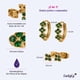 thumbnail image 5 of Aretes Mujer Oro 14k, LuckyLy  Set de Regalo 2 en 1 de Arracadas y Broqueles, Acero Inoxidable Baño Oro 14k y Zirconia Cúbica – Joyería ideal como Regalos para Mujer San Valentín y Regalos esmeralda, 5 of 6