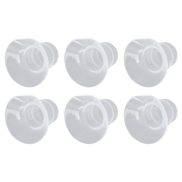 Insertos de Brida de Silicona Líquida de 24 mm, Paquete de 6 Accesorios Portátiles para extractor de Leche para extractor de Leche Portátil S9/S10/S12/S4DW