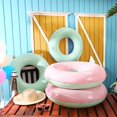 thumbnail image 3 of Flotadores Inflables para Piscina Anillos Macaron ShinyRelief para Adultos, 3 of 7