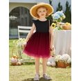 thumbnail image 5 of Arshiner Toddler Lace Tutu Dresses Ruffle Sleeve 3 Layers Tulle Flower Wedding Birthday Summer Dress, 5 of 6