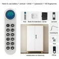 thumbnail image 4 of Electronic Smart Door Lock Biometric Fingerprint Password Key Front Door, 4 of 9