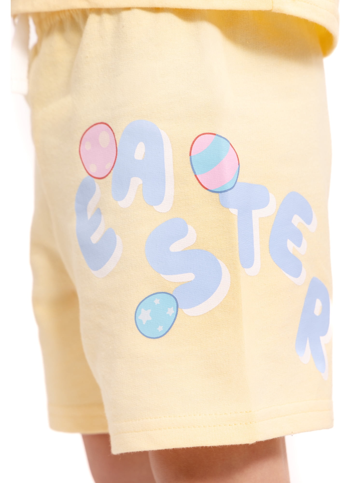Bluey Toddler Easter Graphic Tee and Shorts Set, 2-Piece, Sizes 12M-5T