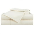 thumbnail image 6 of Aston & Arden Linen and Lyocell Queen Bed Sheet Set (4-Piece), Latte Cream, 6 of 7