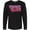 AB-Black, variant on Inktastic Montana Silhouette Mandala Long Sleeve T-Shirt
