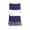 Purple/ White, variant on Sport Tek Adult Unisex Regular Spectator Scarf Tr Nvy/Gld/Wht One Size Fits All