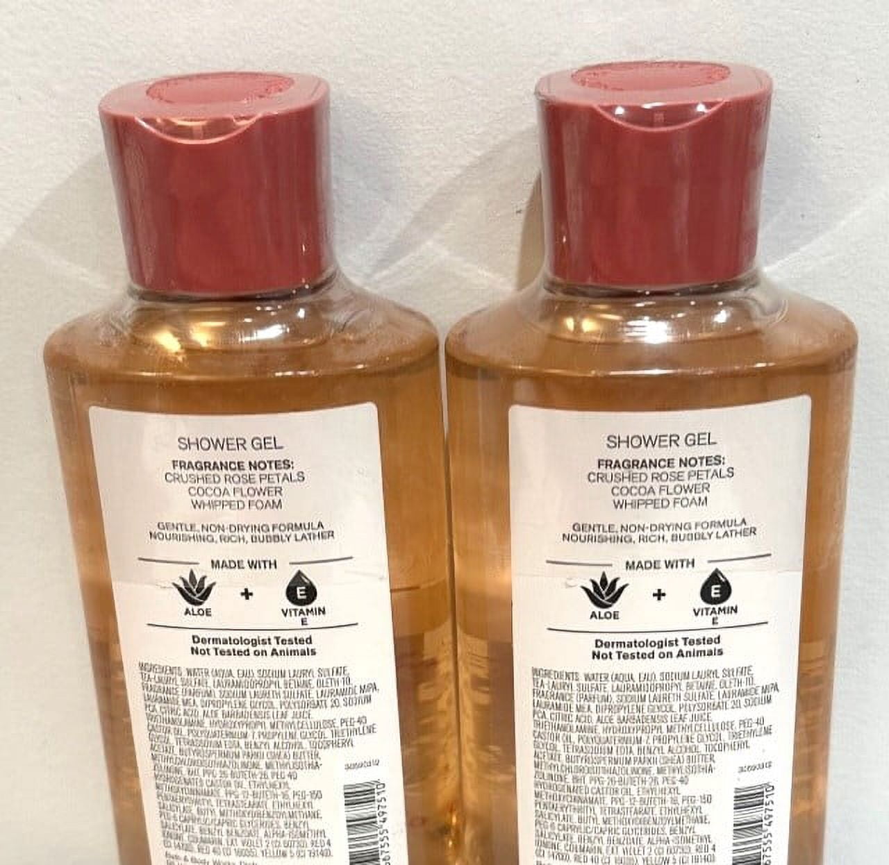 Bath & Body Works Whipped Rose Latte Shower Gel Pack of 2