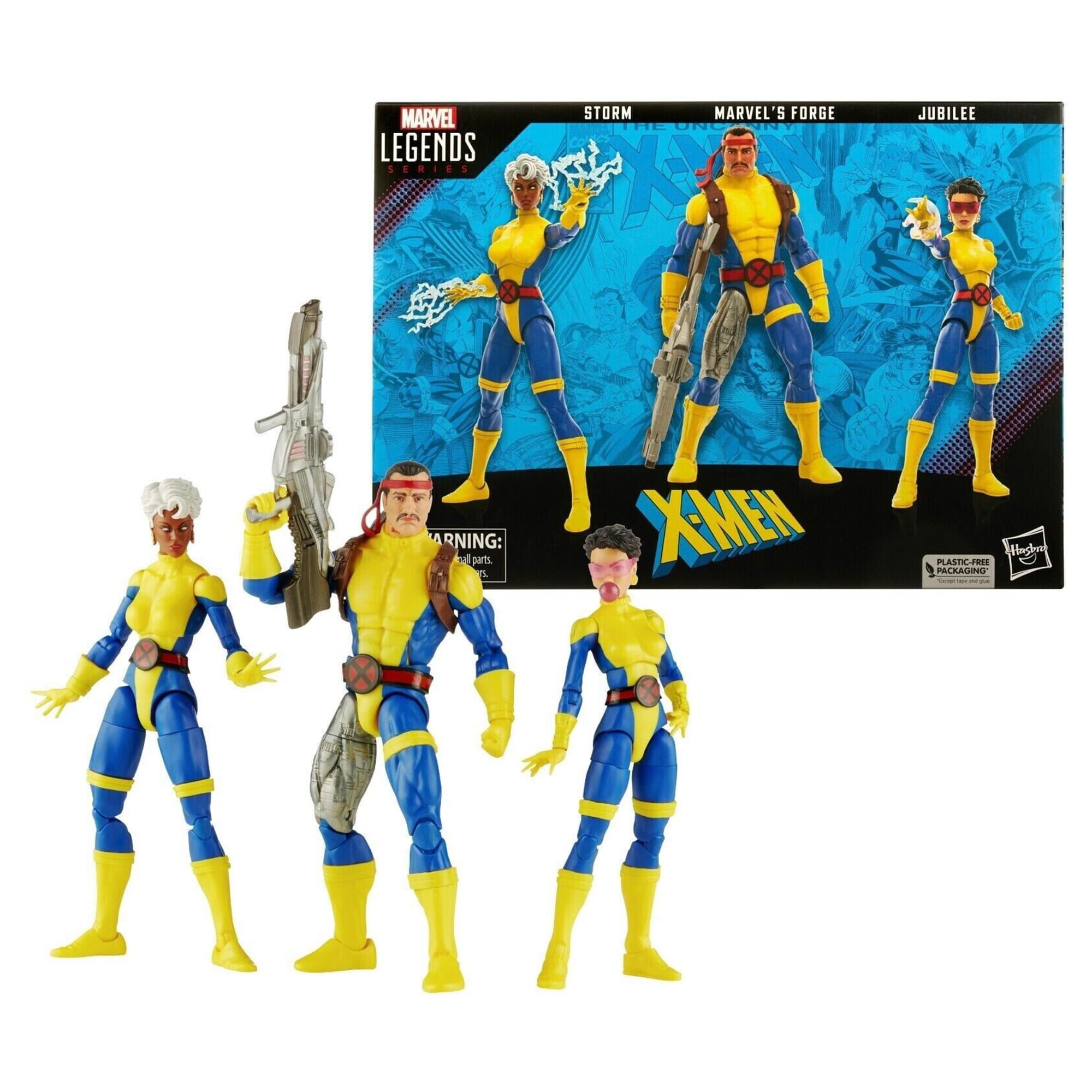 Hasbro Collectibles - Hasbro Marvel Legends Series: Marvel’s Forge, Storm, & Jubilee Figures  [COLLECTABLES] Action Figure, Collectible