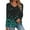 Black, variant on ManxiVoo Women's Sparkle Glitter V Neck Long Sleeve Top Gradient Printed Shimmering Bodycon Evening Party Blouse for Women L Size Black