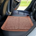 thumbnail image 5 of Eease Seasonal Pad Wood Bead Seat Pad Mat Summer Car Seat Cushion Square Pad For Truck, 5 of 10