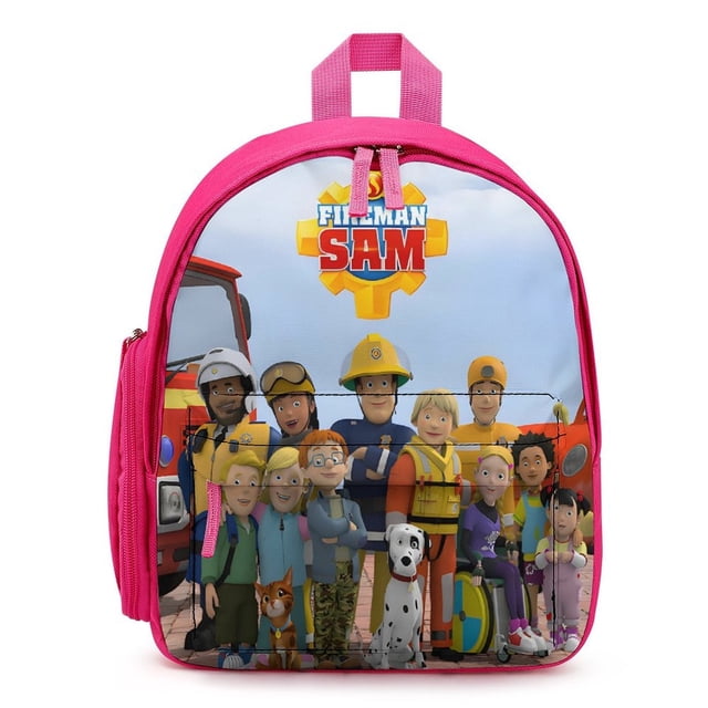 Sam el Bombero Mochila Escolar para Niños y Niñas, Mochila Infantil Ligera de Alta Calidad, Grande y Duradera ROSA