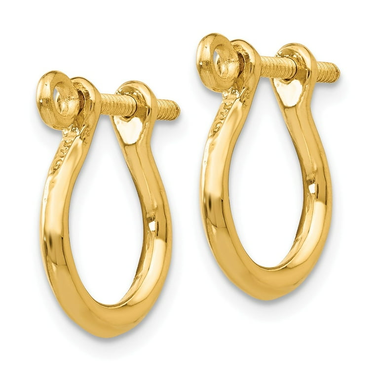 Mens gold hotsell shackle earring