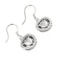 thumbnail image 6 of Yoursfs Womens Dangle Earrings White Gold Plated Fish Hook Dangling Blue Birthstone CZ Halo Love Heart Earrings Jewelry Gift Clearance, 6 of 6