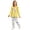 Yellow, variant on Kogui Girls Outfits Multi Color Cartoon Print Long Sleeve Blouse Pants 2pc Soft Breathable Outfit Clothing Set All Season 7T 8T