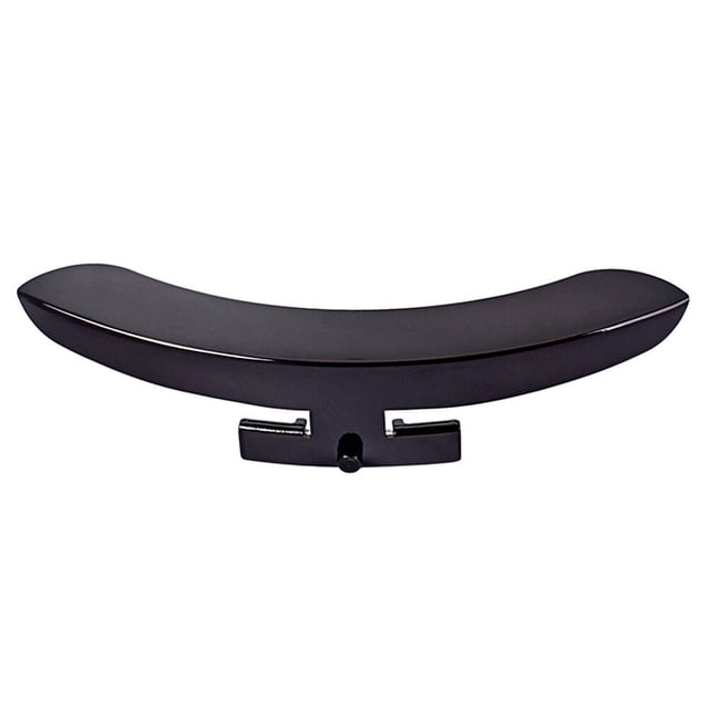 LOVEVER Zinc Alloy Banjo Armrest Replacement Mirror Finish Single Leg Banjo Part (Black)