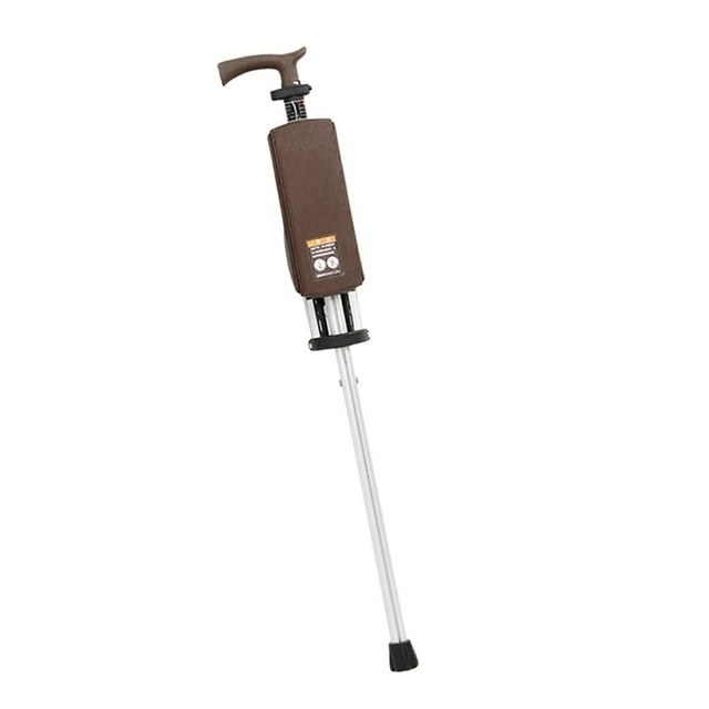 Asiento de bastón,Bastones Plegables con Asiento,Asiento de bastón plegable Taburete de tres patas Silla de bastón,Silla ligera antideslizante para mujer,Taburete con muletas para Café