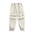 thumbnail image 1 of Pantalones de trabajo de seda helada de paracaidista de pierna ancha para hombres y mujeres, pantalones largos finos, sueltos e informales de secado rápido, 1 of 2